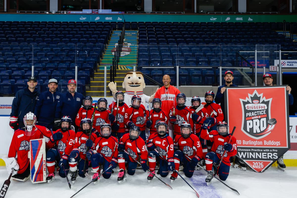 Burlington bulldogs hockey team, winners in 2026