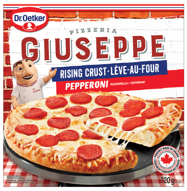 Rising Crust Pepperoni pizza box